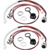 HESTYA 2 Packs Charging Port Replacement (3 Prong) Smart Self-Balancing