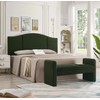 24KF Modern Boucle Teddy Lovely Bench, Upholstered Bed Bench Entryway