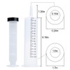 150ml Syringe with Tip Adapter, Large Plastic Syringe Individually Packaged