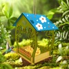 Bird Feeder - Wooden Bird Feeders for Outdoors - Decorative