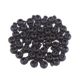 CCINEE Cord Stopper Cord Lock for Sportswear Round 50 Pcs (Round)