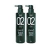 Amos Green Tea Real Feel Shampoo 500g x 2 Packs Scalp & Hair Care / 아모스 녹차실감 샴푸 500g x2개 두피 모발 케어