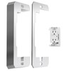 10pcs Wall Plate Spacer,Metal Device Leveling Plates wall outlet spacer