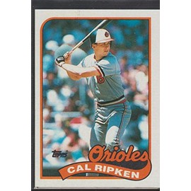 1989 Topps Baseball Card # 250 Cal Ripken Jr. Baltimore Orioles