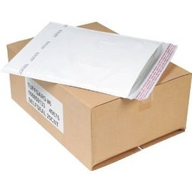 Sealed Air Jiffy TuffGard Self-Seal Cushioned Mailer 12-1/2" x 19" White 25ct