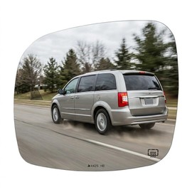 Burco 4425HB Driver Side View Mirror Heated with Blind Spot, OEM# 68060205AB, Fits Chrysler Town & Country 2011-2016, Dodge Grand Caravan 2011-2020, Ram C/V 2012-2015, Drop Fit
