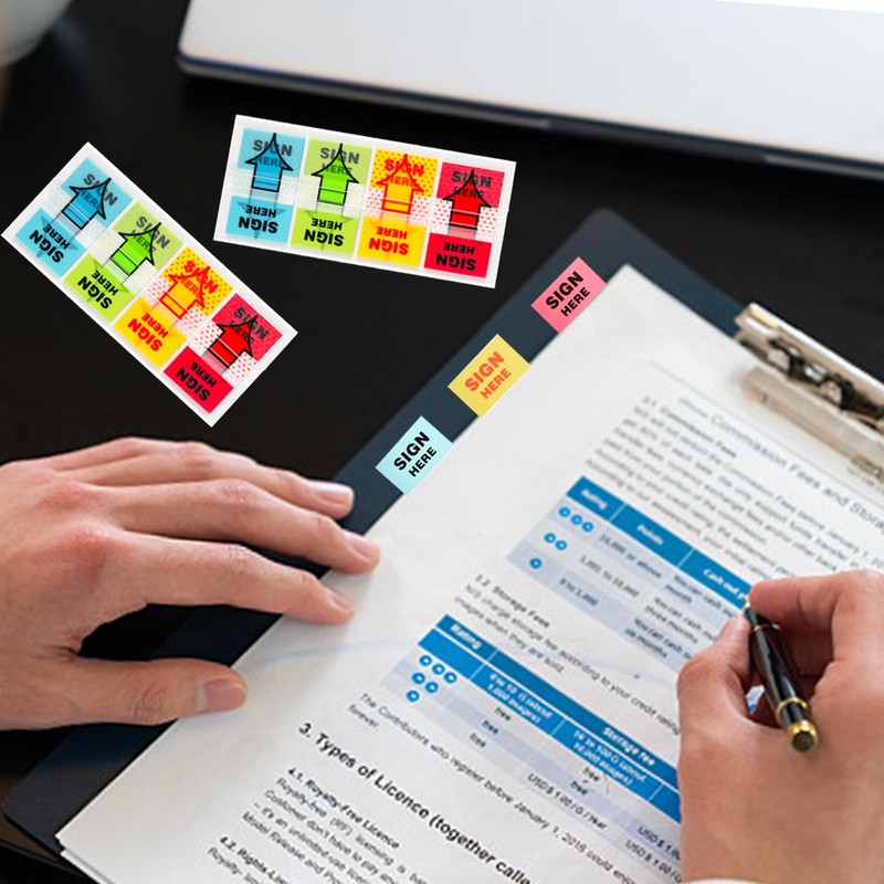 Sign Here Tabs Sign Here Stickers