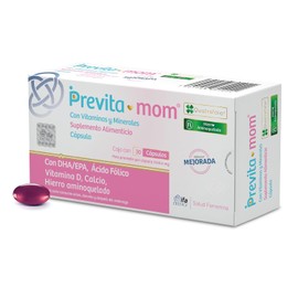Previta Mom Suplemento Alimenticio Caja Cápsulas