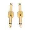 2PCS 6.35mm Effect Adapter Connector Noise Reduction Guitar Pedal Coulper