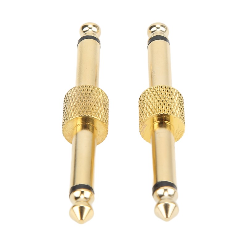 2PCS 6.35mm Effect Adapter Connector Noise Reduction Guitar Pedal Coulper