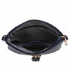 DELUXITY Lightweight Medium Crossbody Bag with Tassel (Navy)