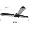 D0100HPPTRW Electric Patio Heater Umbrella 1500W Foldable Aluminum Outdoor Pergola