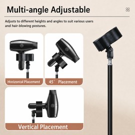 Hair Dryer Stand, Adjustable Hands-Free Heavy Duty Tripod