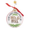Glory Haus Mr and Mrs First Christmas Ornament - Original