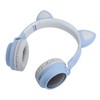 Cat Ear Headphone 3D LED Light Wireless Bluetooth 5.0 Foldable