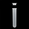 sourcing map 10pcs 20ml Plastic Centrifuge Tube with Snap Lid,