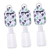 STOBAZA 3 Set 30ml Hand Bottle Covers Cactus Theme Keychain