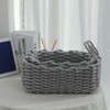 Cotton Rope Storage Basket Hand Knitting Nordic Style Desktop Storage