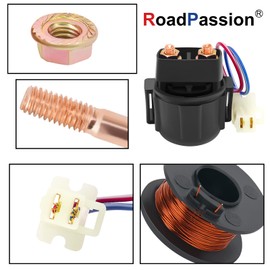 Road Passion Starter Solenoid Relay Switch for Honda 35850-HC4-000 FourTrax TRX 300/Honda TRX300 BigRed 300 1988-2000/ TRX300 FourTrax 300 1988-2000/ TRX300FW FourTrax 300 1988-2000