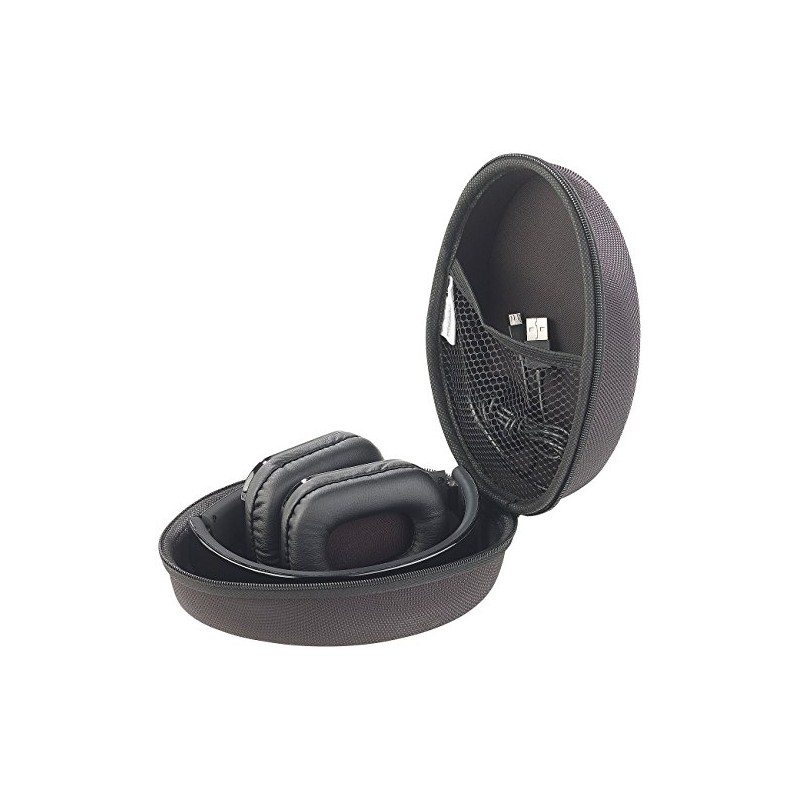 auvisio Headphone Case: Hard Case Protective Bag for Foldable Headphones,