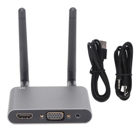 Wireless Display Adapter 4K Support 2.4GHz 5GHz WiFi VGA HD Multimedia Interface Output Screen Mirroring Dongle