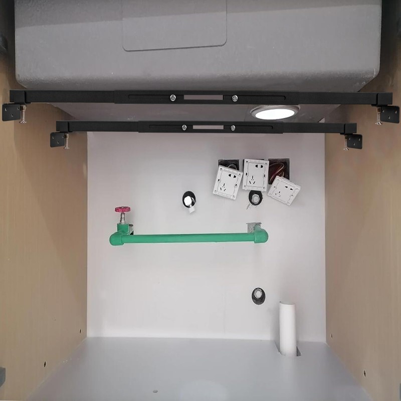 YZZHAJ Adjustable Undermount Sink Brackets, Heavy Duty Undermount Sink Repair