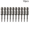 Utoolmart T6 Magnetic Torx Screwdriver Bits, 1/4" Hex Shank 2"