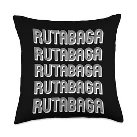 Eat Rutabaga Throw Pillow
