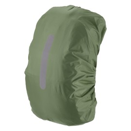 M METERXITY Waterproof Backpack Rain Cover, 55L-65L Waterproof Backpack Cover, Bag Rain Cover with a Vertical Reflective Strap for Hiking/Biking/Camping/Outdoor Traveling [Army Green]