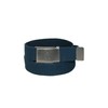 CTM® - Cinturón de tela para hombre con hebilla abatible
