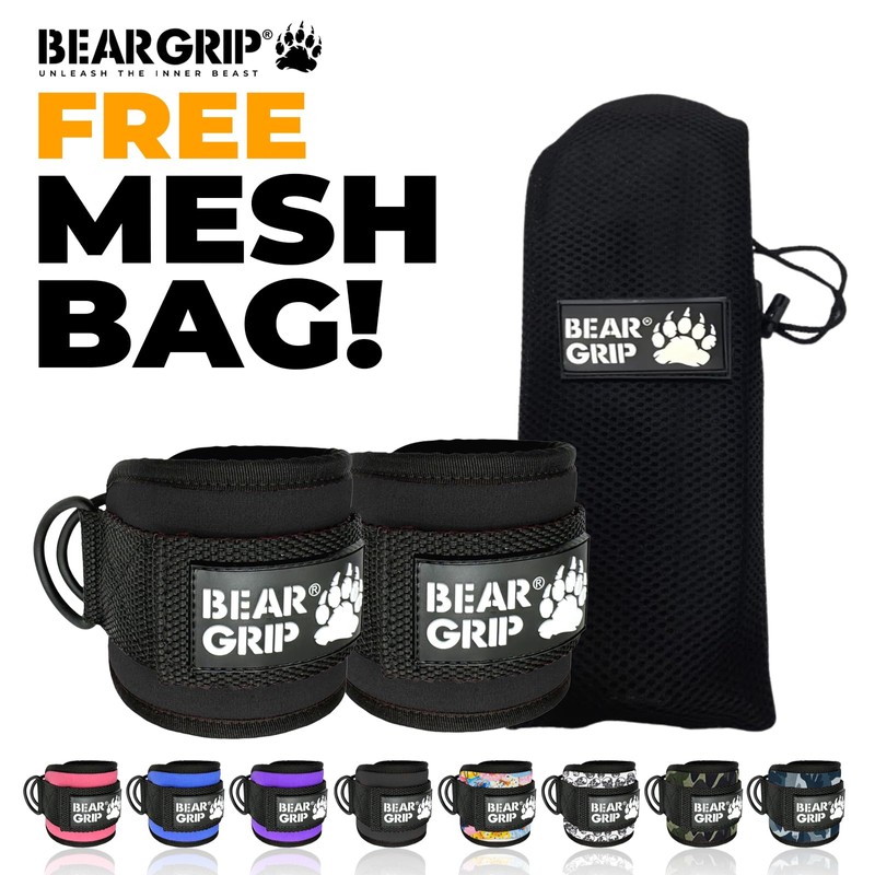 BEAR GRIP - Ankle Straps for Cables with New Fleece