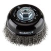 RHODIUS STBW | 1 Piece Diameter 125 mm Cup Brush