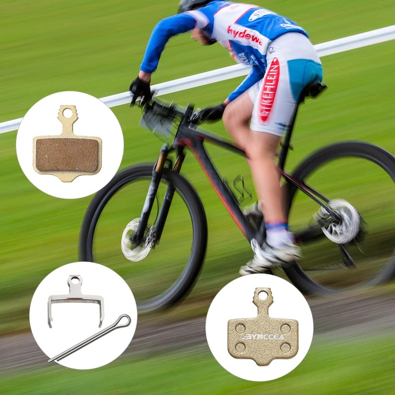 Bynccea Disc Brake Pads 4 Pairs Bicycle Brake Pads Suitable