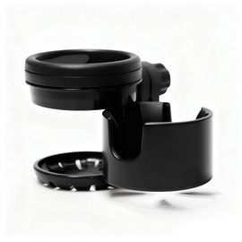 Renjzle Stroller Drink Holder, Multi-functional, 360 Degree Rotation, ABS Resin Material, Easy to Install, For Baby Strollers, Bicycles, Baby Seats, Cup Holder, Bottle Holder, Drink Stand, Durable
