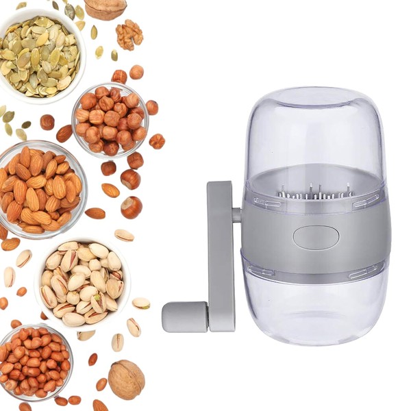 Sonhomay Nut Chopper Manual Nut Grinder Hand Crank Dried Fruit