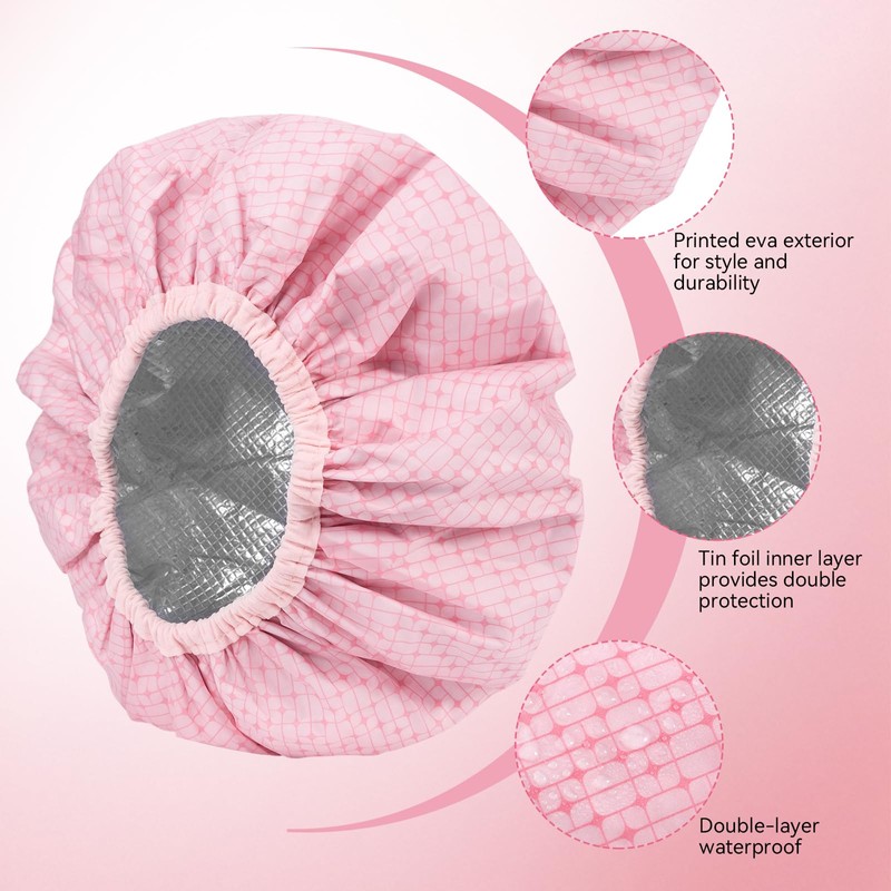 2 Pieces Deep Care Heated Hat Self Heating Hat for