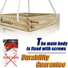 Platform Squirrel & Bird Feeders, Quality Cedar Made Wood Tray