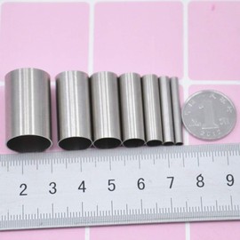 7Pcs/1Set Stainless Steel Round Circle Shape Clay Cutter Hole Hollow Punch Cutter Baking Mold Punch Tools with Storage Bottle for Clay Pottery Craft Project, Silver