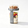 Overnight Oats Containers with Spoon & Fork, Double-layer 28oz Mason