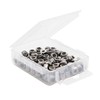 binifiMux 100pcs 4-40 Nylon Inserted Self Lock Nuts 304 Stainless