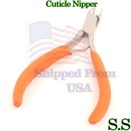 S.S Cuticle Nipper With Orange Dip Beauty Instruments