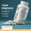 Vitalöm Triple Magnesio - Glicinato, Malato y Citrato Descanso y