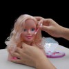Makeup Pretend Playset for Children 17Pcs Hairdressing Styling Head Doll