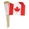 QQSD Canada Small Flag Canadian Stick Mini Hand Held Flags