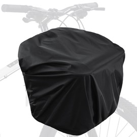 35 L Regenschutz Fahrradkorb, Regenhülle für Fahrradtasche und Gepäckträger, wasserdichte Schwarz Regenüberzug Fahrradkorb, Elastisches Design, Nahtlose Konstruktion