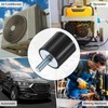 M METERXITY 4-Pack Rubber Mounts D40mmxH40mm Male Vibration Isolators Cylindrical