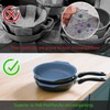 10 Inch Silicone Frying Pan Protectors - Scratch-Proof Stacking Pads