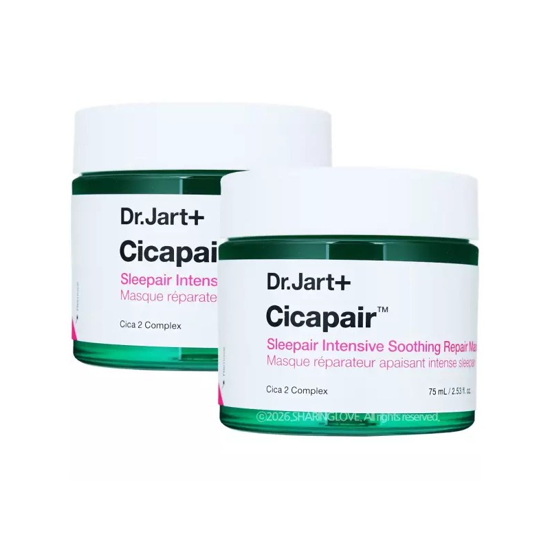 Dr. Jart+ 닥터자르트 시카페어 슬리페어 인텐시브 수딩 리페어 마스크75ml x2개