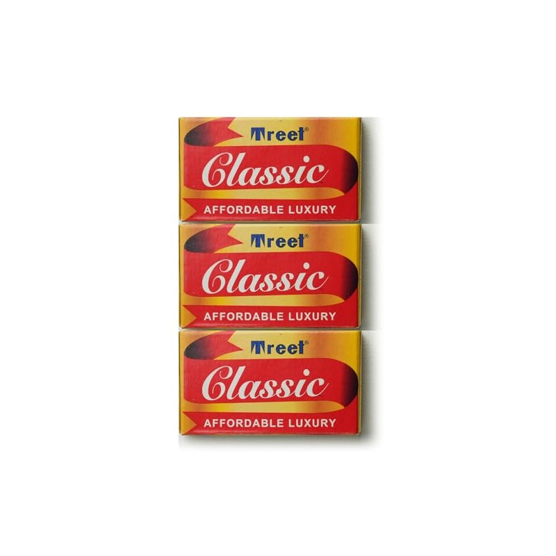 Treet Classic Treat Classic Carbon Steel Double Edge Blade, Set