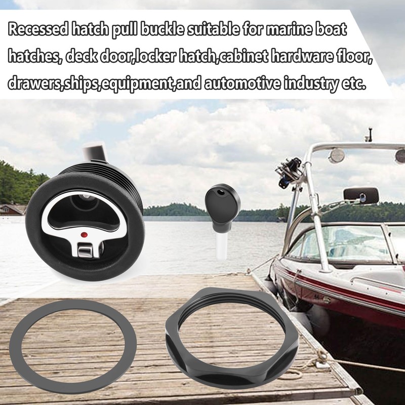Searoam Boat Cam Latch Fits 2-1/2" Hole Mount Latch,Marine Grade